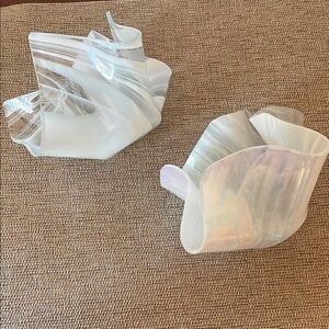 Elegant White Glass Candle Holders 🕯️